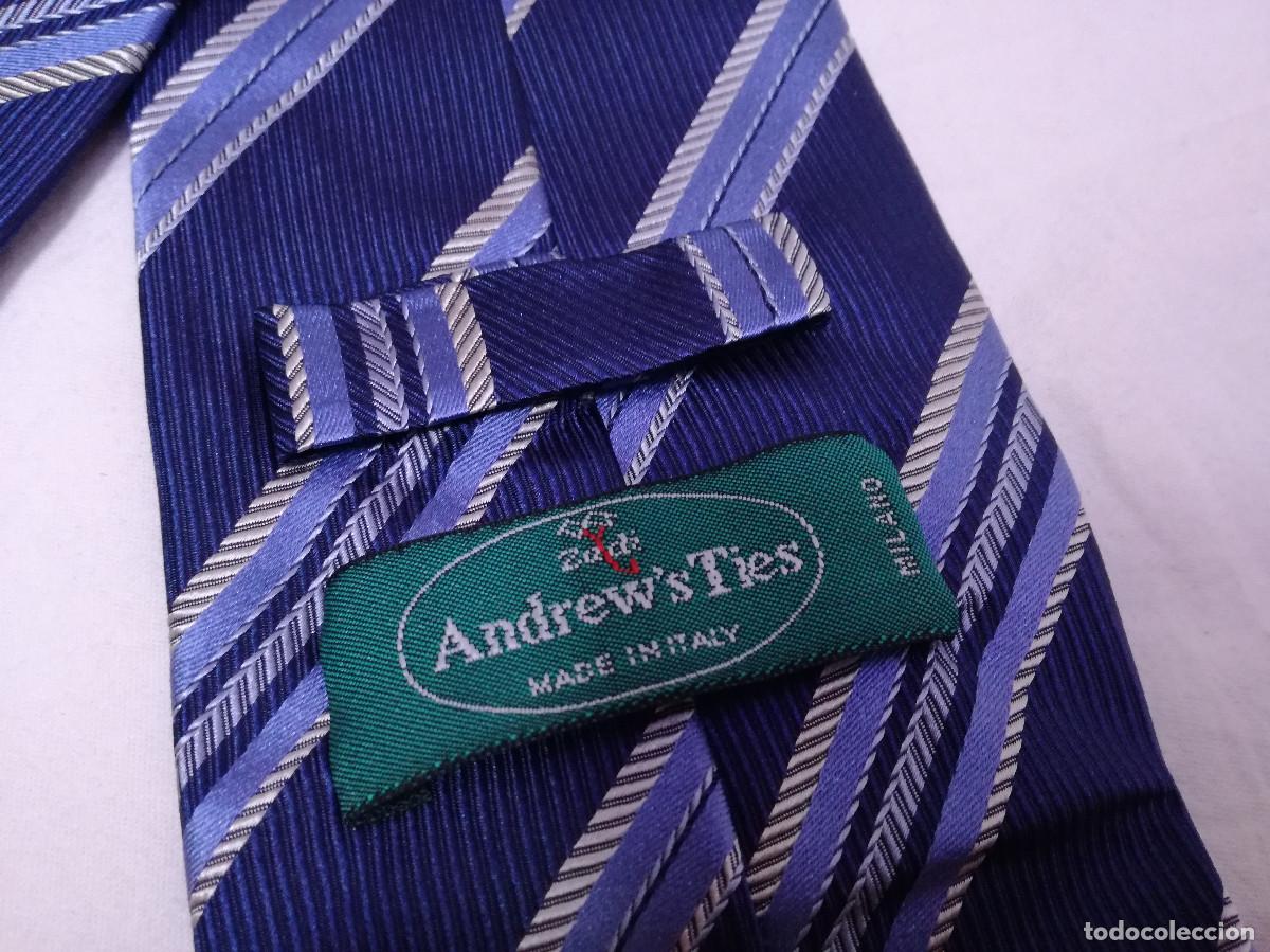 Segunda mano: CORBATA DE SEDA - MARCA ANDREWS TIES - MADE IN ITALY - Foto 4