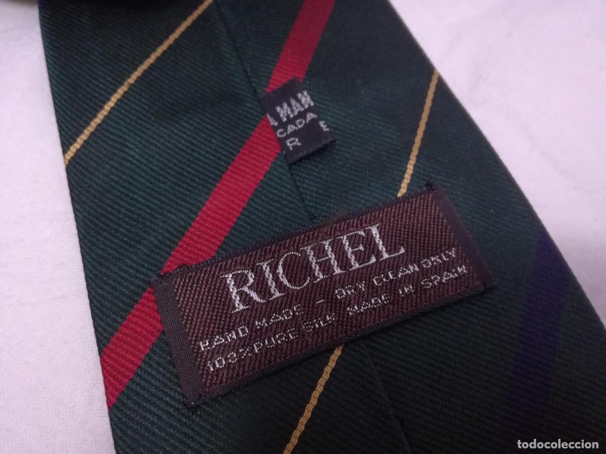 Segunda mano: CORBATA DE SEDA - MARCA RICHEL - MADE IN SPAIN - Foto 4