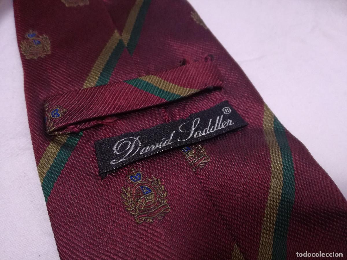 Segunda mano: CORBATA DE SEDA - MARCA DAVID SADDLER - MADE IN ITALY - Foto 4