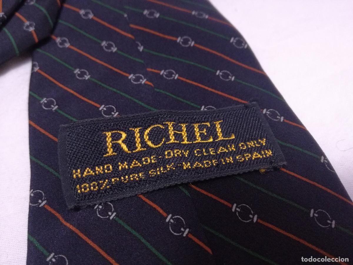 Segunda mano: CORBATA DE SEDA - MARCA RICHEL - MADE IN SPAIN - Foto 4