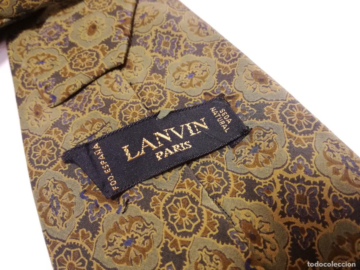 Segunda mano: CORBATA DE SEDA - MARCA LANVIN - MADE IN SPAIN - Foto 4
