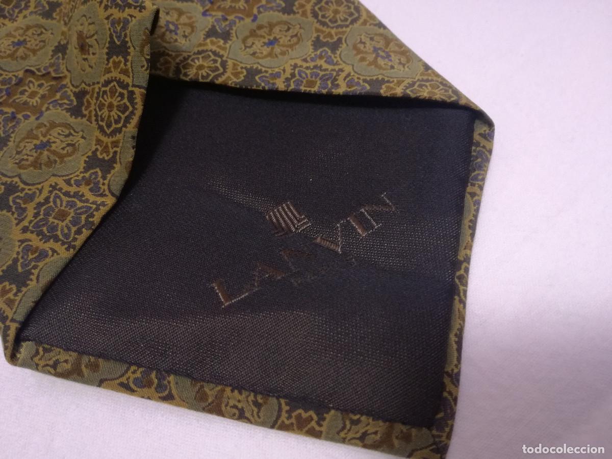 Segunda mano: CORBATA DE SEDA - MARCA LANVIN - MADE IN SPAIN - Foto 5
