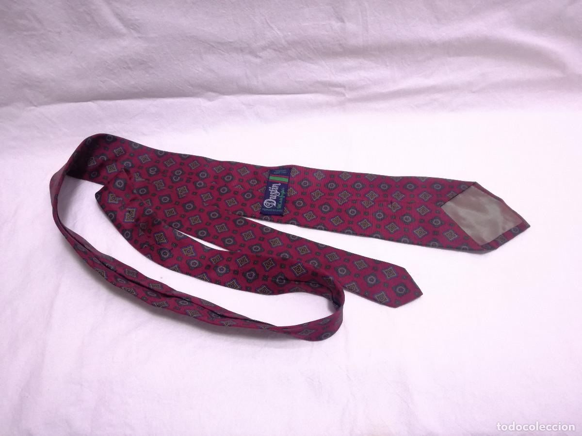 Segunda mano: CORBATA DE SEDA - MARCA DUSTIN - MADE IN SPAIN - Foto 4