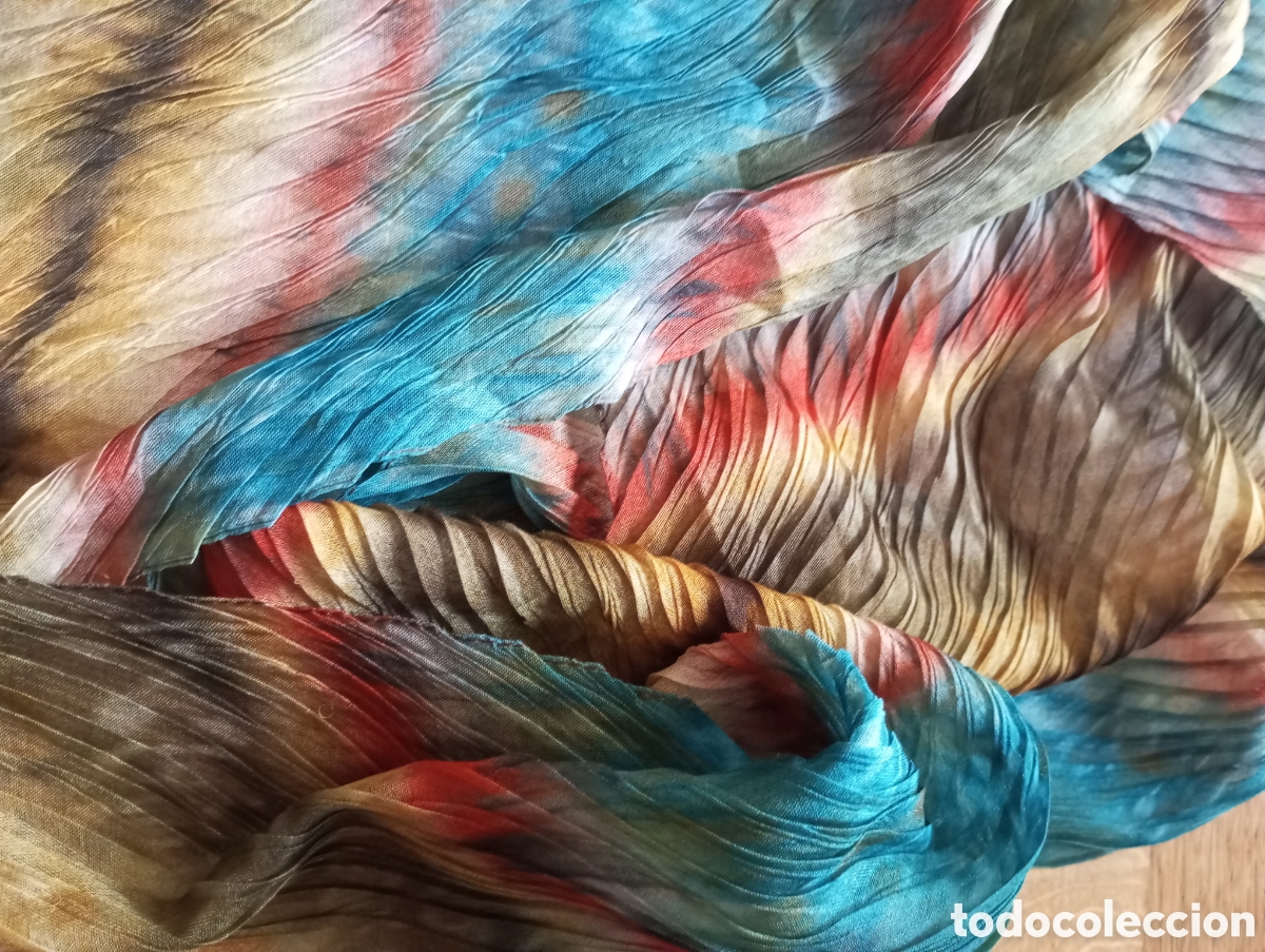 Segunda mano: Pa&ntilde;uelo plisado tonos diversos - Foto 2