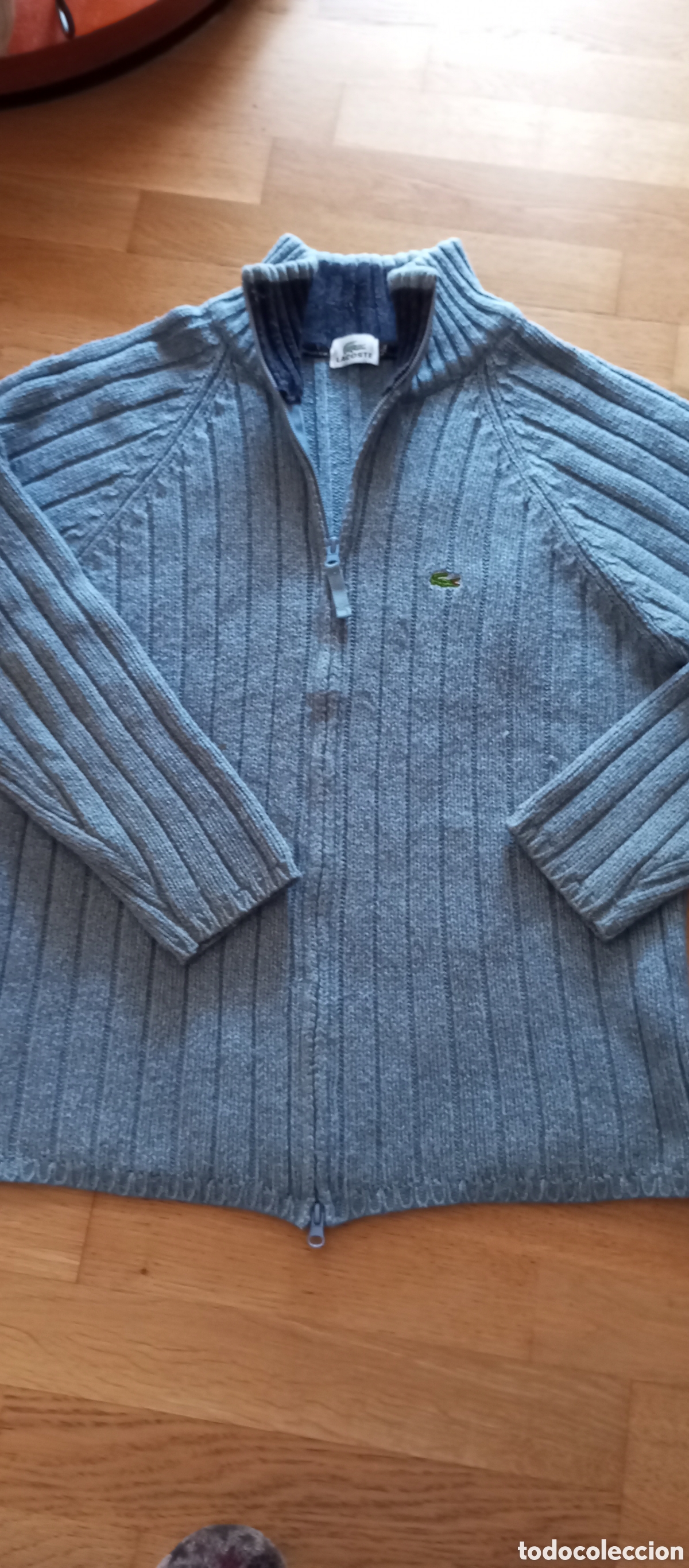 Segunda mano: Jersey azul abierto Lacoste - Foto 2