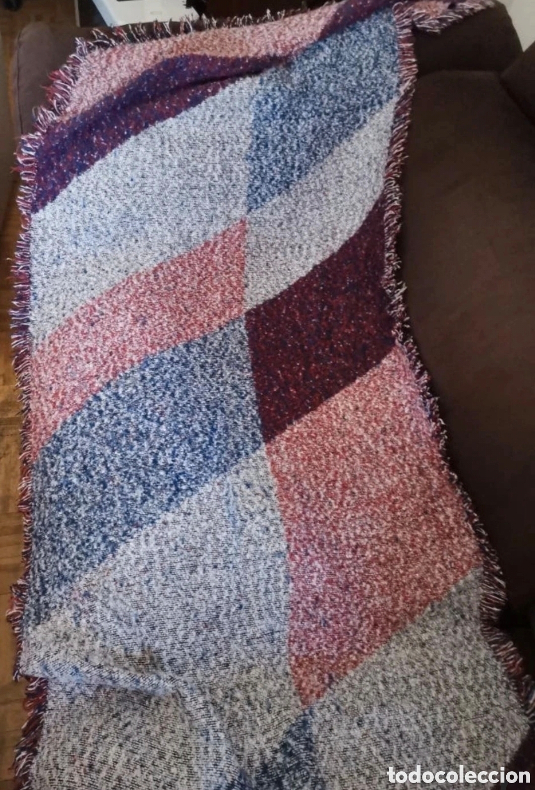 Segunda mano: Chal cuadros de colores - Foto 2