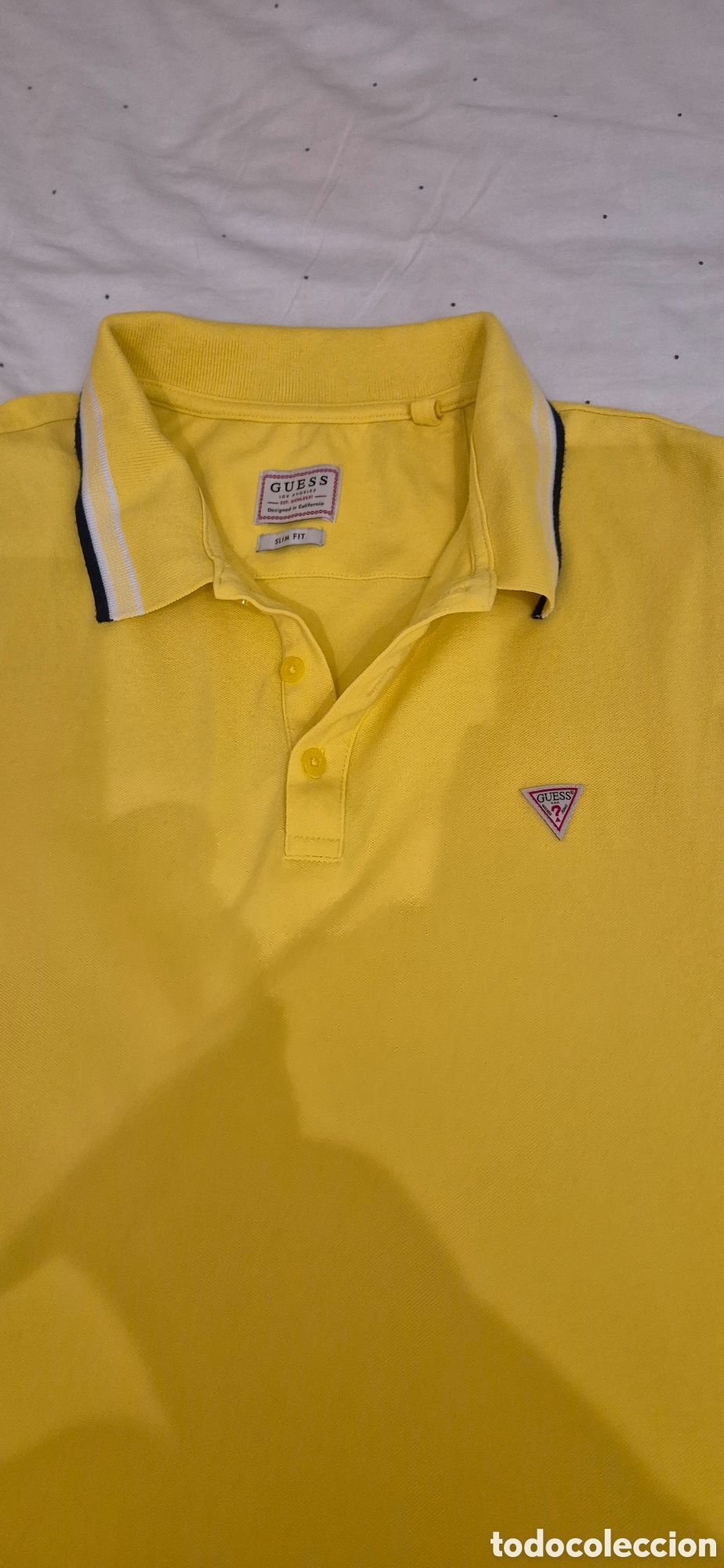 Segunda mano: Polo Guess Amarillo Talla L - Foto 2