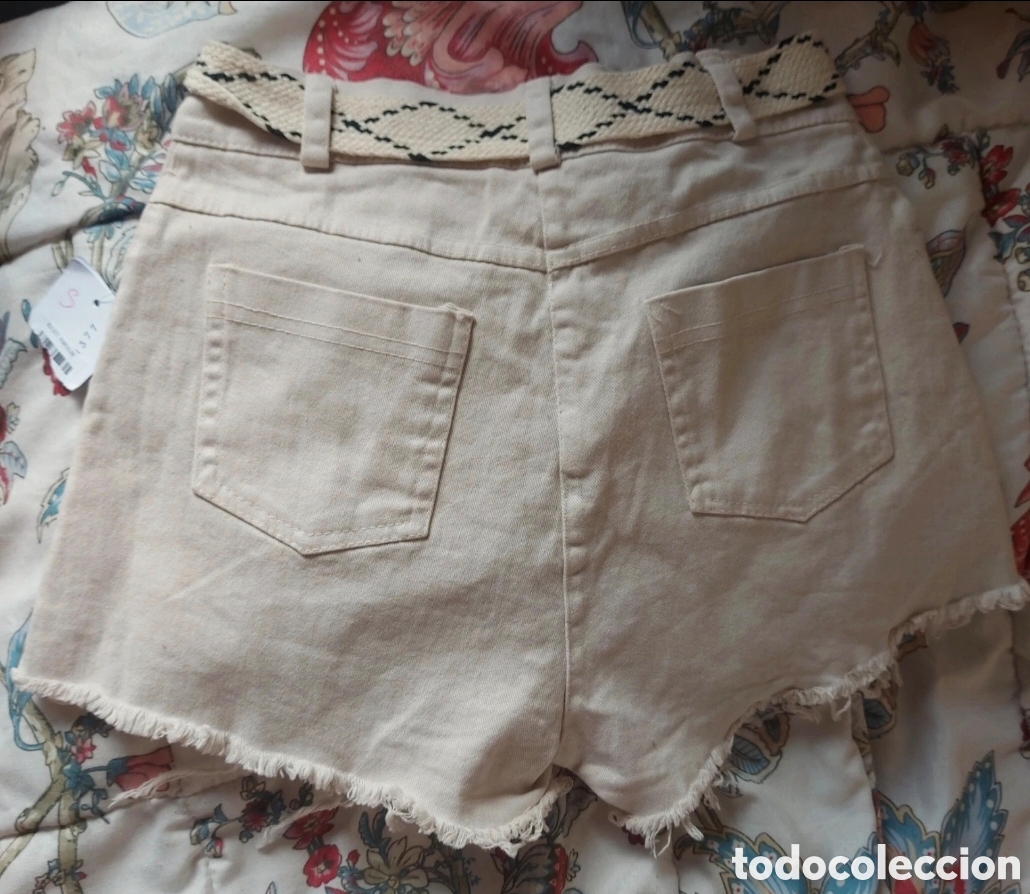 Segunda mano: Shorts vaqueros con cintur&oacute;n - Foto 4