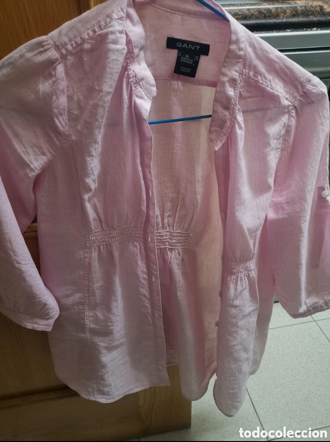 Segunda mano: Camisa rosa de ni&ntilde;a. Marca GANT - Foto 1