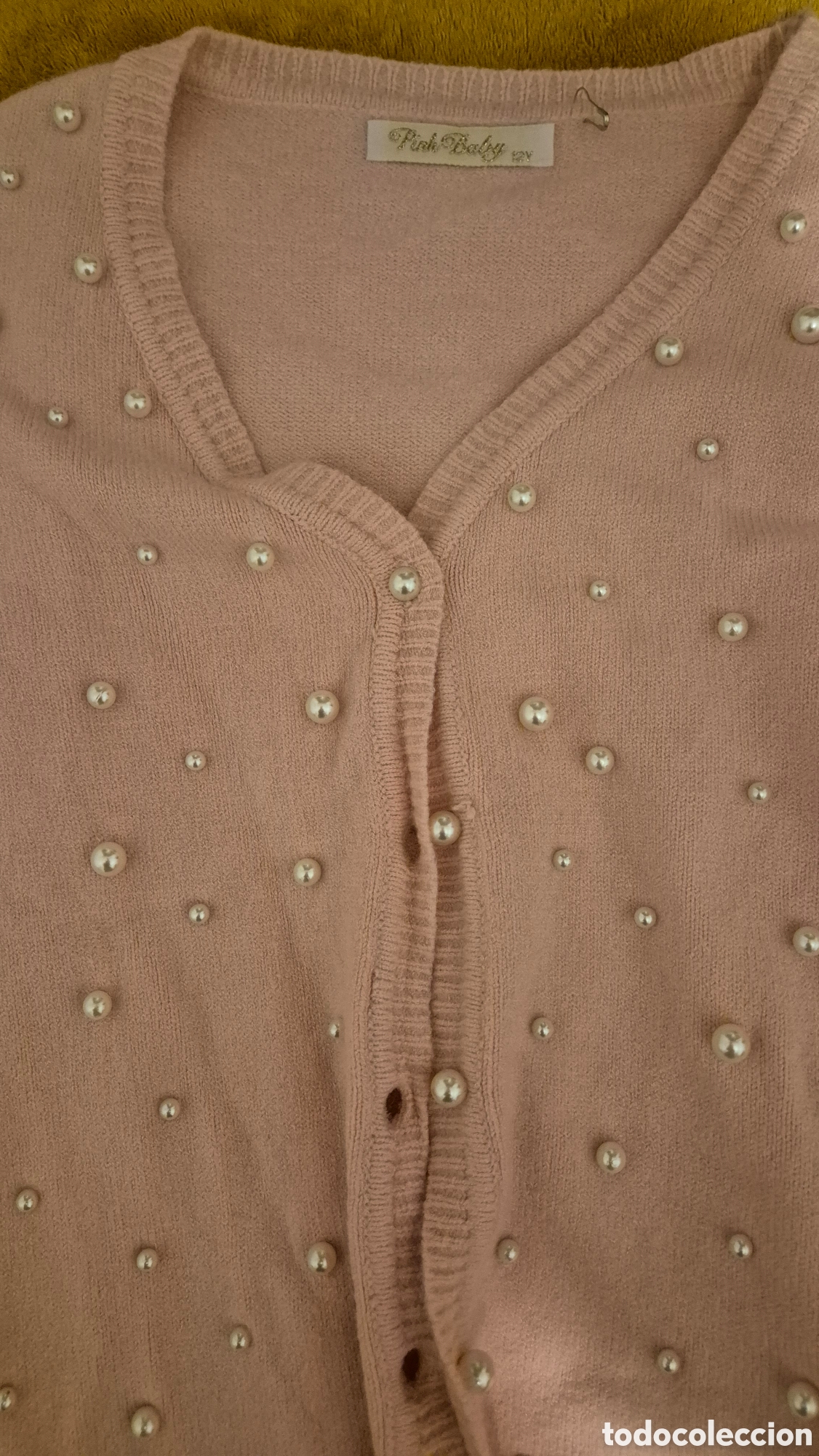 Segunda mano: Chaqueta rosa perlitas ni&ntilde;a - Foto 2