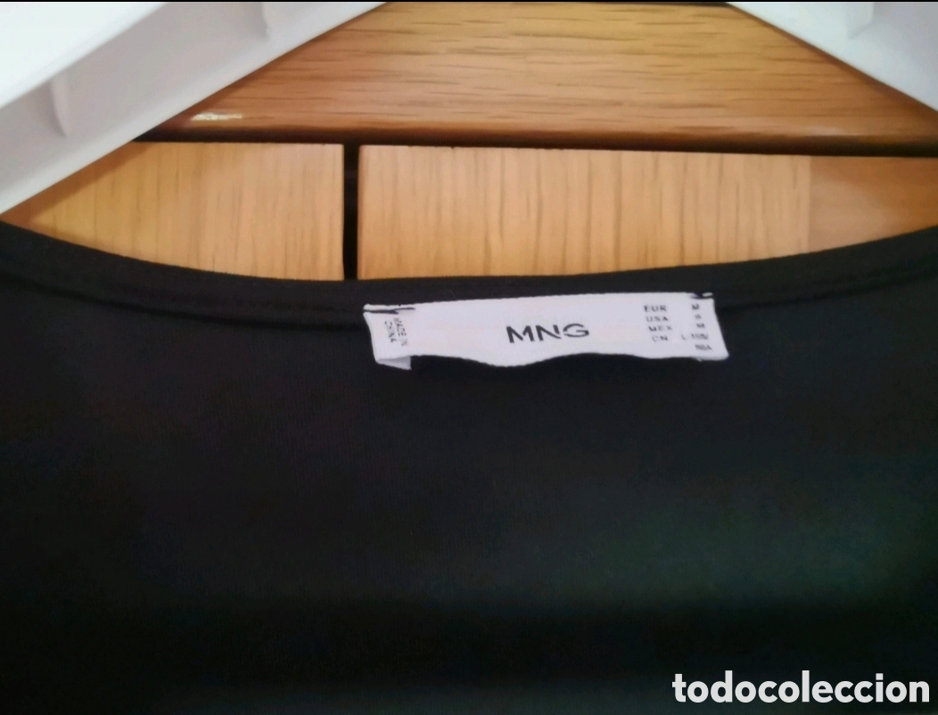 Segunda mano: Vestido negro de manga larga de Mango - Foto 2