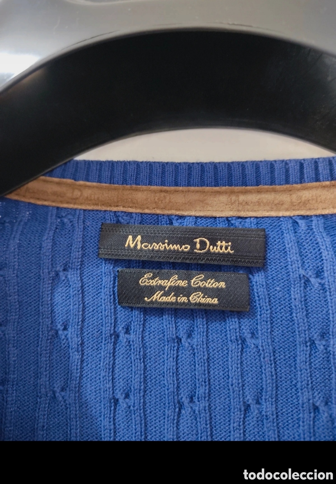 Segunda mano: Jersey para hombre M Massimo Dutti Algod&oacute;n Extrafino - Foto 6