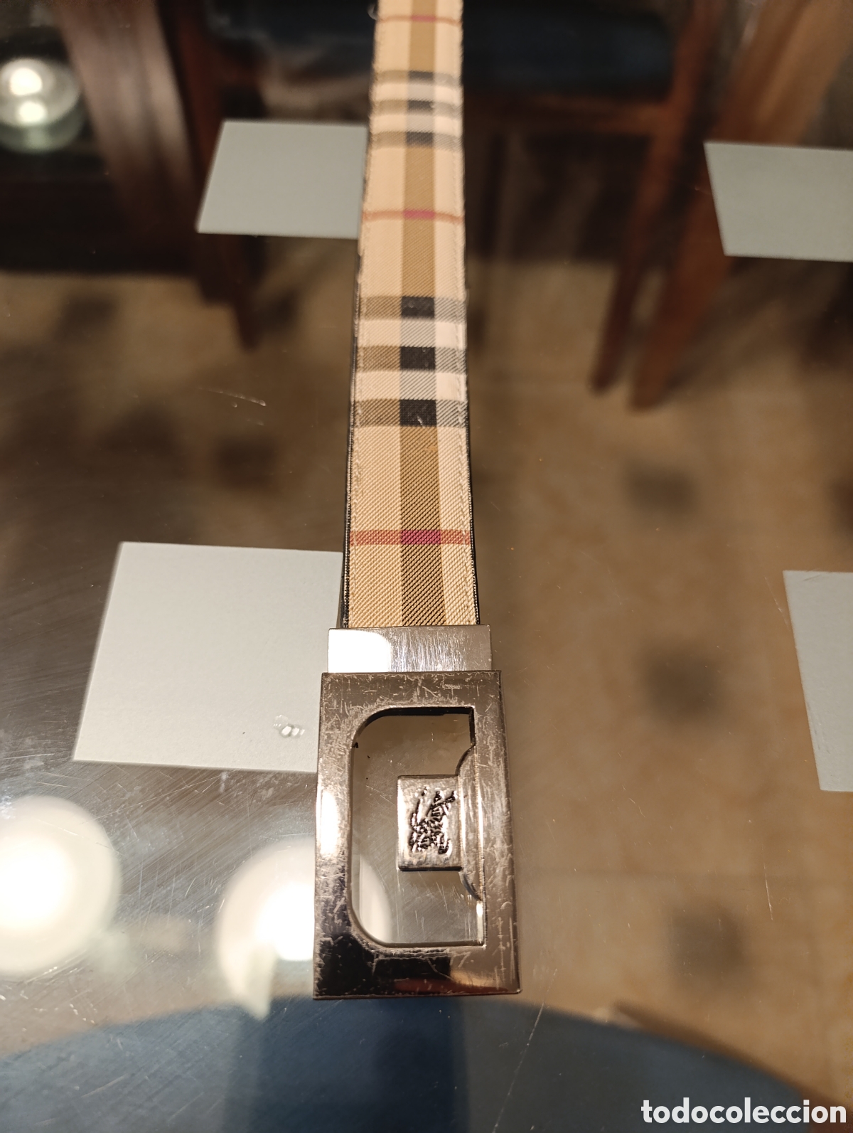 Segunda mano: Cintur&oacute;n BURBERRY, 120 cm - Foto 3