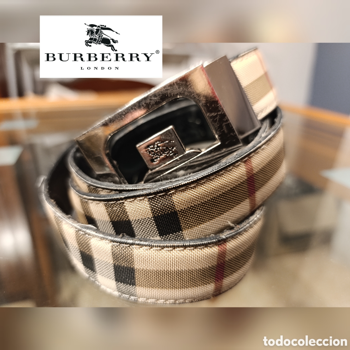 Segunda mano: Cintur&oacute;n BURBERRY, 120 cm - Foto 1