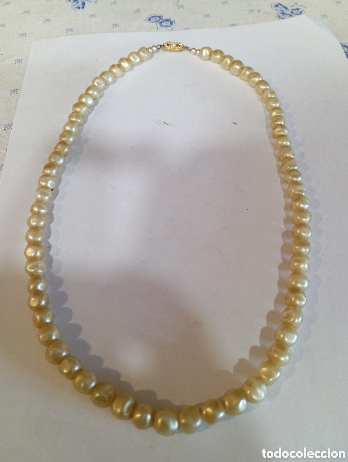 Segunda mano: PRECIOSO COLLAR PERLAS - Foto 1
