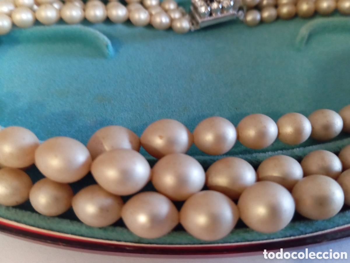 Segunda mano: CAJA DE JOYER&Iacute;A CON COLLAR PERLAS - Foto 2