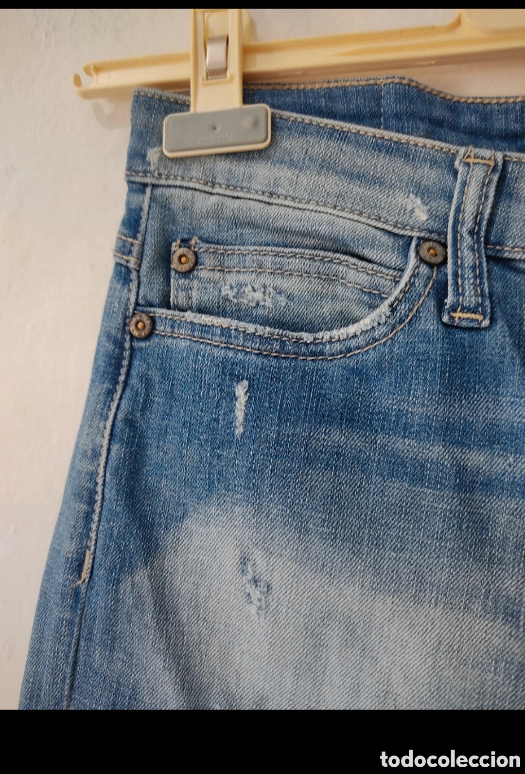 Segunda mano: Vaqueros Tobilleros Rotos para mujer S Please - Foto 7
