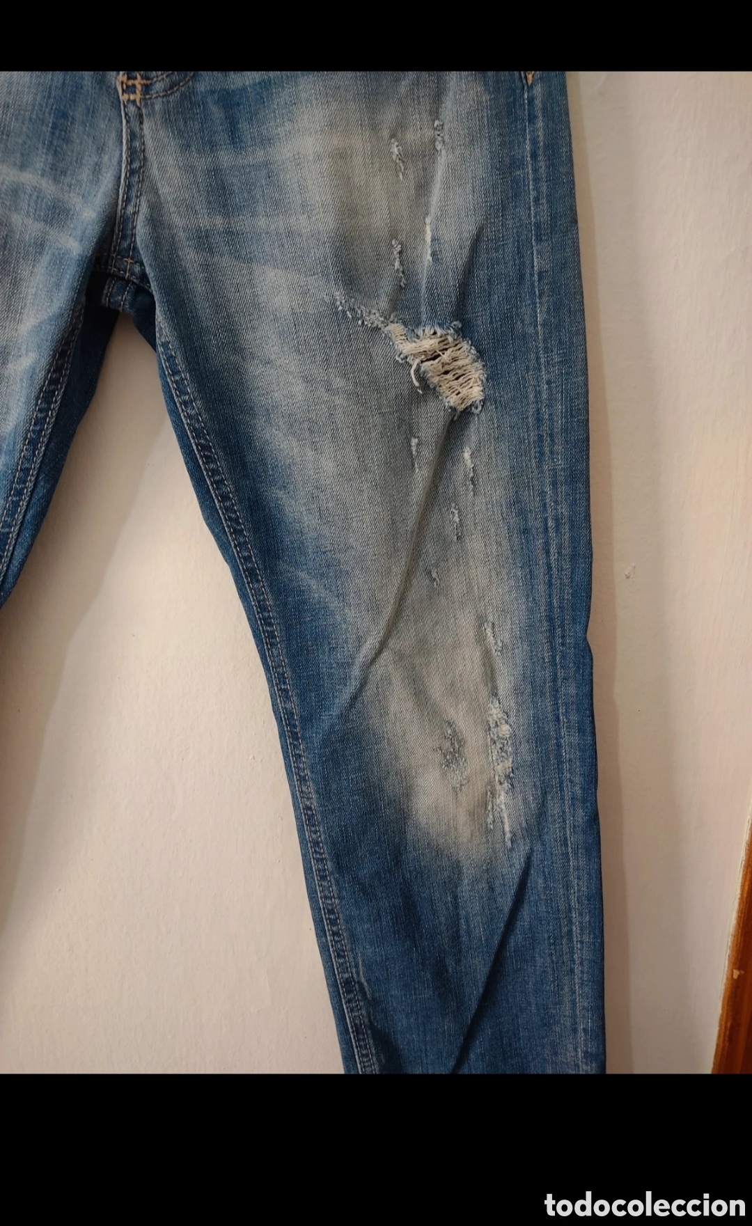 Segunda mano: Vaqueros Tobilleros Rotos para mujer S Please - Foto 10