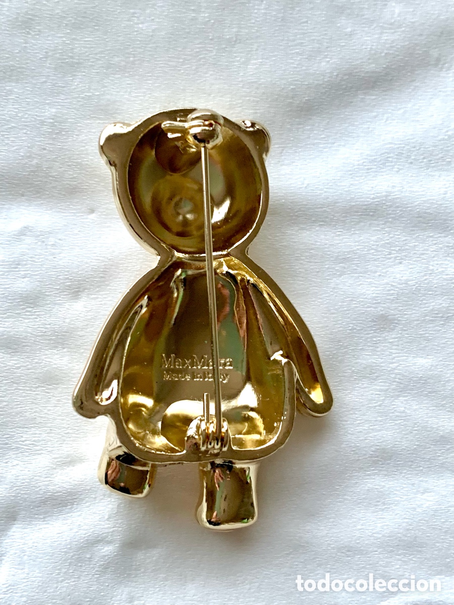 Segunda mano: Broche oso Max Mara Shiny dorado - Foto 2