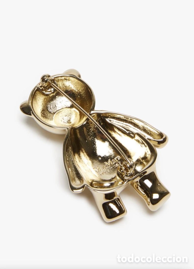 Segunda mano: Broche oso Max Mara Shiny dorado - Foto 3