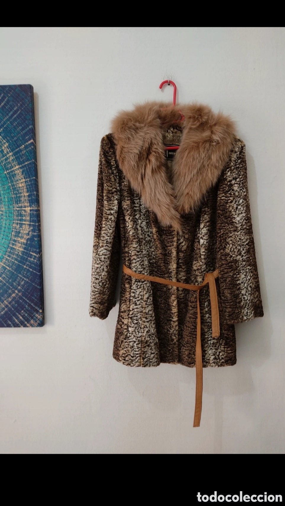 Segunda mano: Abrigo de Pelo para mujer L-XL marca Ant&oacute;n&Moda - Foto 4