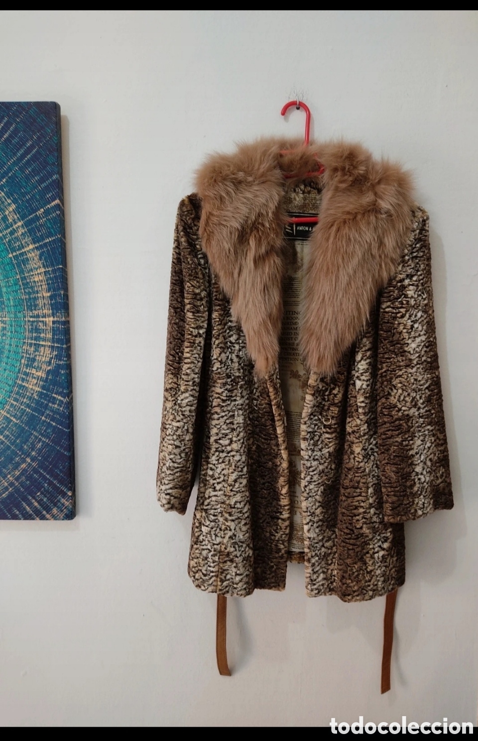 Segunda mano: Abrigo de Pelo para mujer L-XL marca Ant&oacute;n&Moda - Foto 5