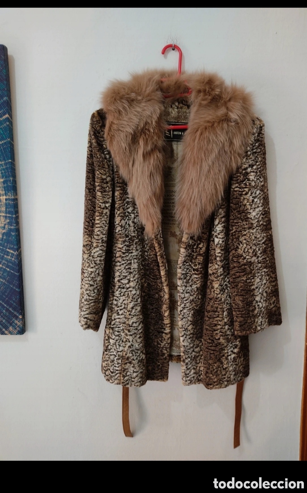 Segunda mano: Abrigo de Pelo para mujer L-XL marca Ant&oacute;n&Moda - Foto 11