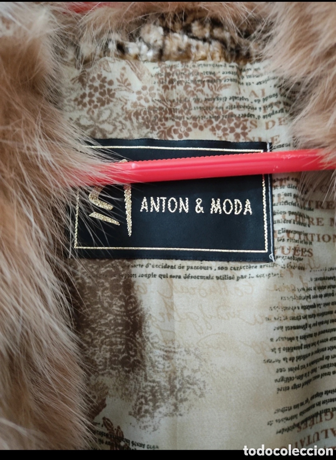 Segunda mano: Abrigo de Pelo para mujer L-XL marca Ant&oacute;n&Moda - Foto 16