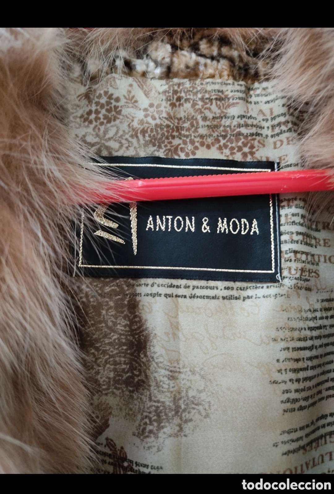 Segunda mano: Abrigo de Pelo para mujer L-XL marca Ant&oacute;n&Moda - Foto 18