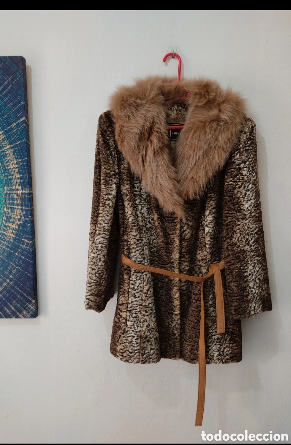 Segunda mano: Abrigo de Pelo para mujer L-XL marca Ant&oacute;n&Moda - Foto 1
