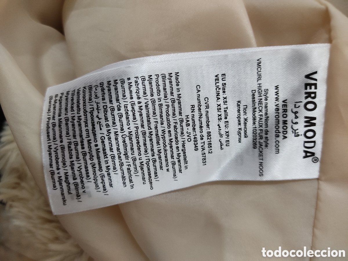 Segunda mano: Abrigo Efecto Pelo para mujer XS marca Vero Moda - Foto 17
