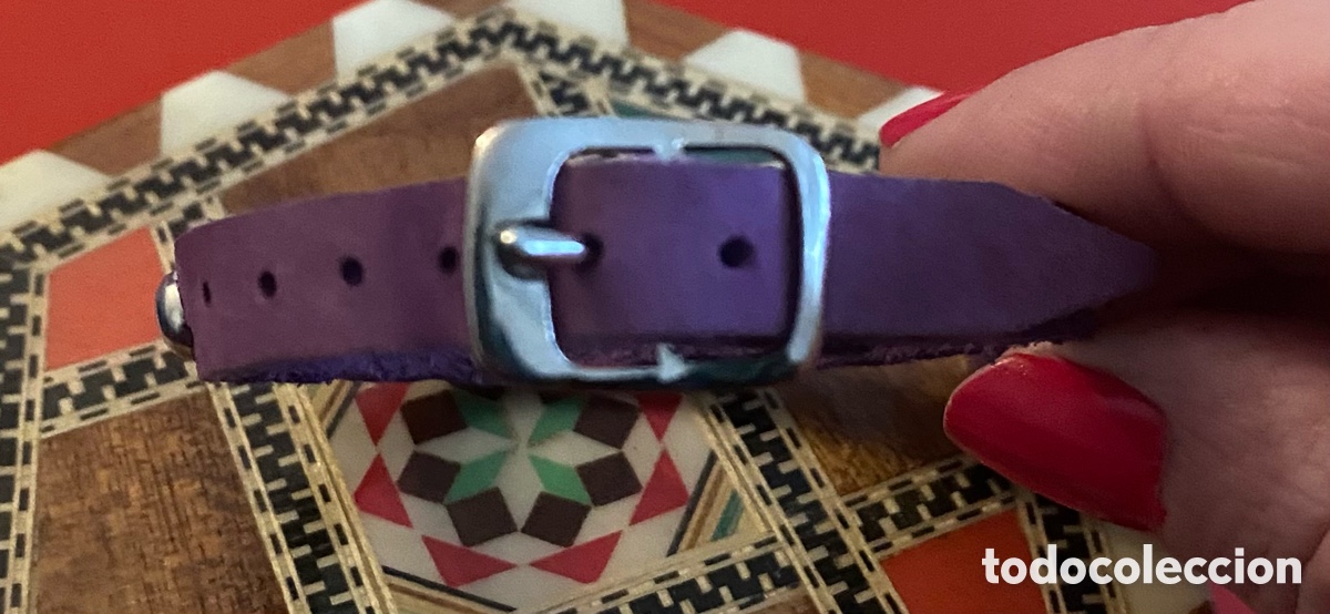 Segunda mano: Pulsera tachuelas morada - Foto 3
