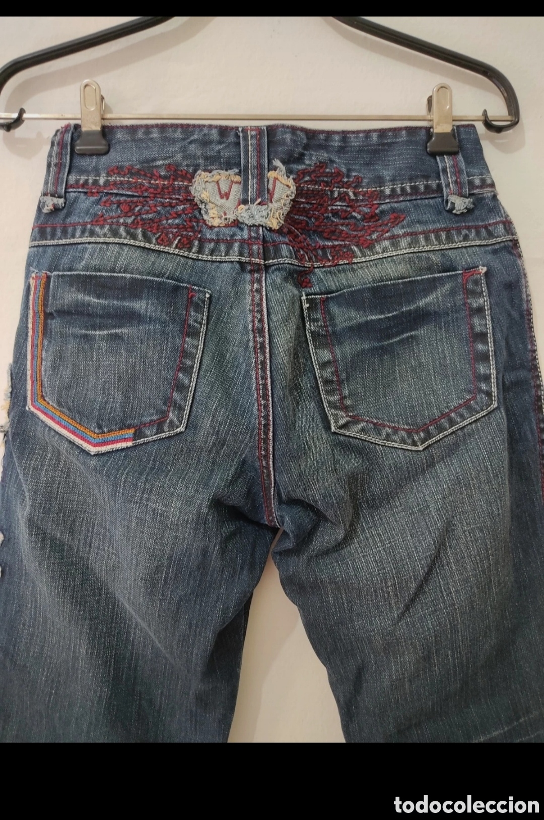 Segunda mano: Vaqueros Rectos para mujer talla S marca Desigual - Foto 7