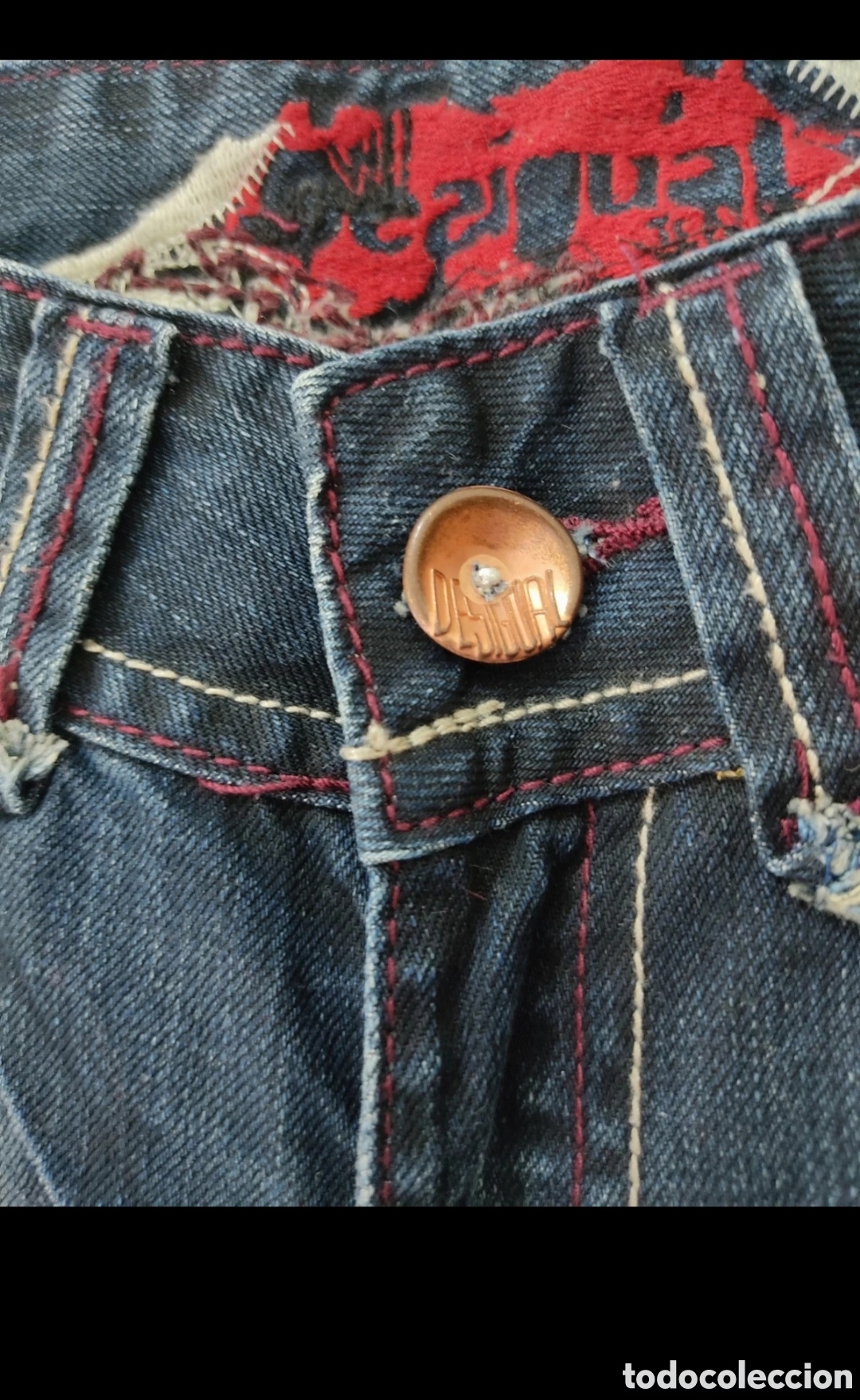 Segunda mano: Vaqueros Rectos para mujer talla S marca Desigual - Foto 10