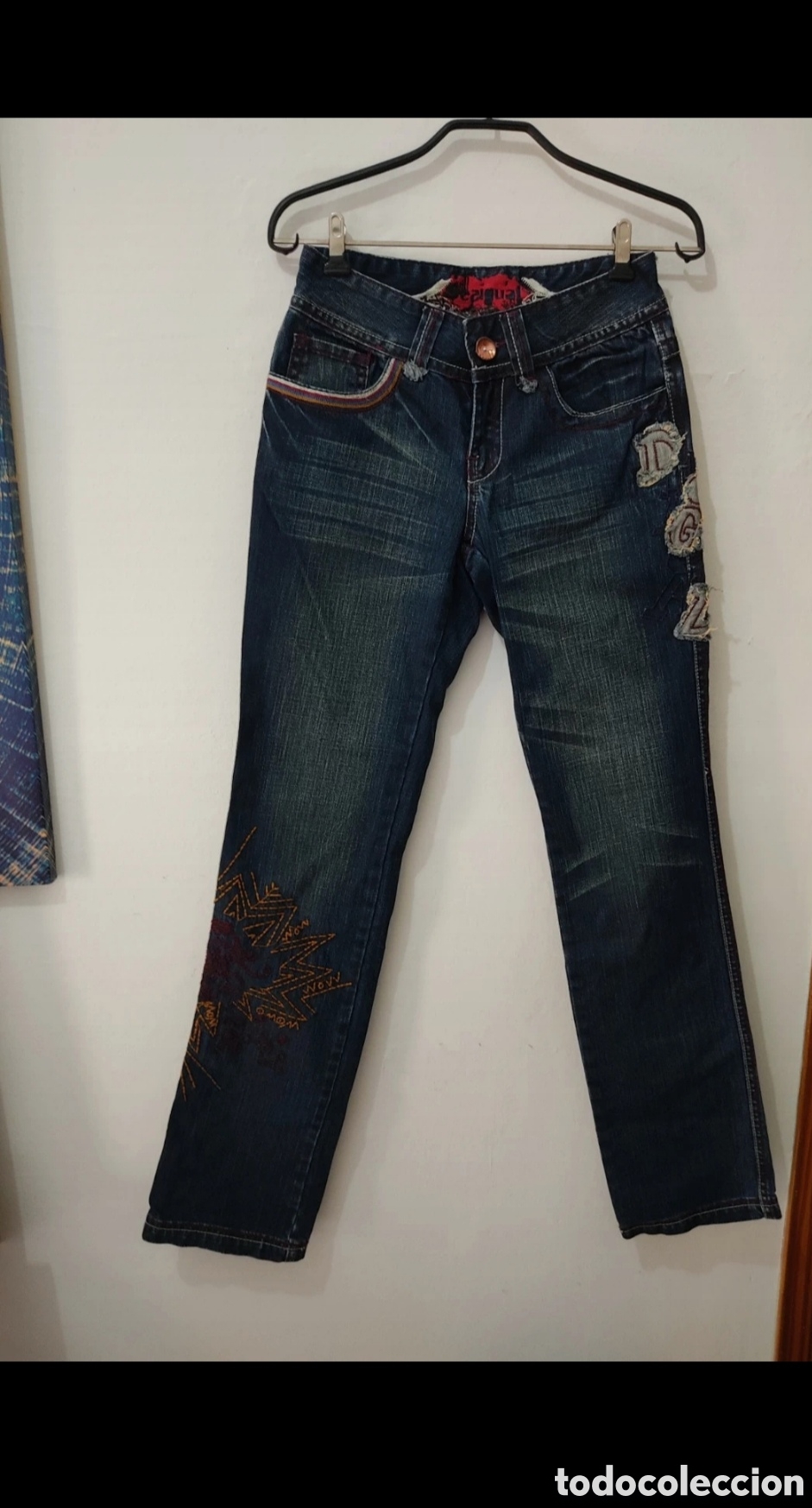 Segunda mano: Vaqueros Rectos para mujer talla S marca Desigual - Foto 15