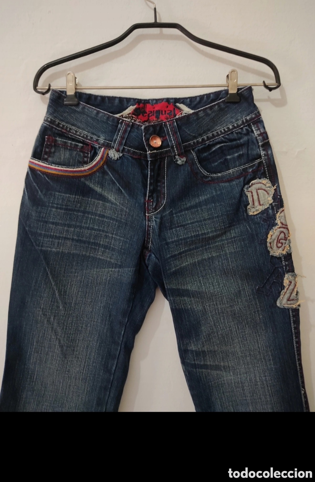 Segunda mano: Vaqueros Rectos para mujer talla S marca Desigual - Foto 17