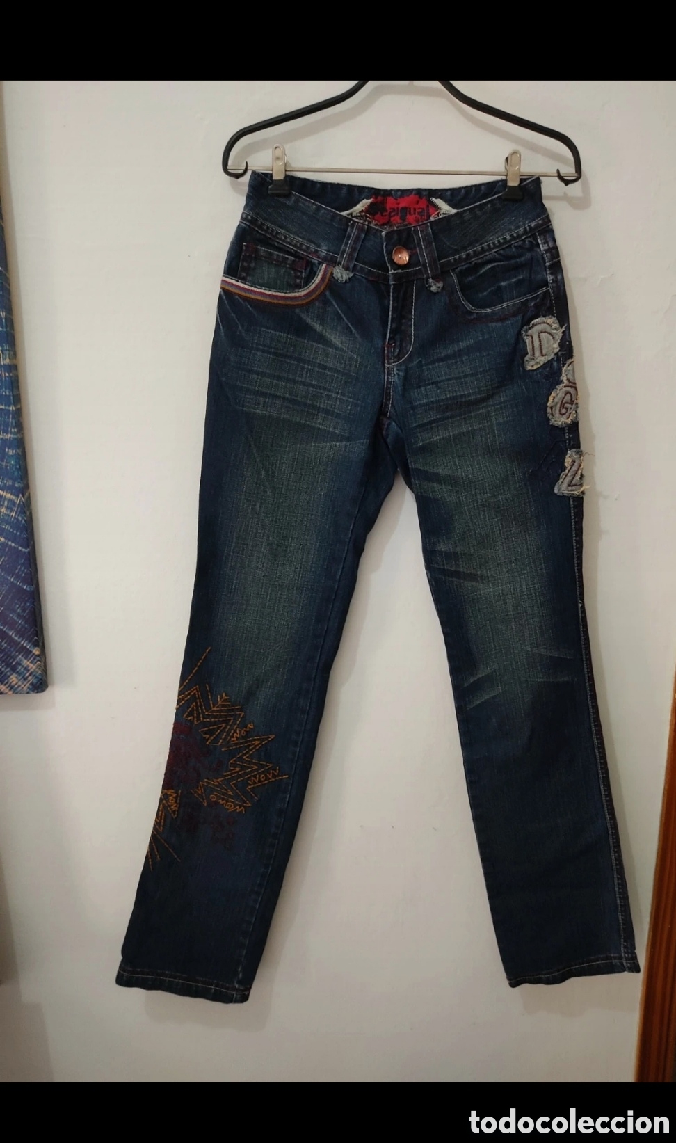 Segunda mano: Vaqueros Rectos para mujer talla S marca Desigual - Foto 19