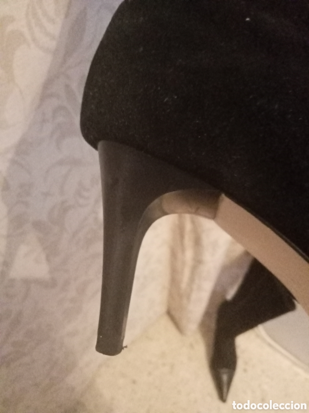 Segunda mano: Botas ante negro tac&oacute;n 8,5cm. - Foto 6
