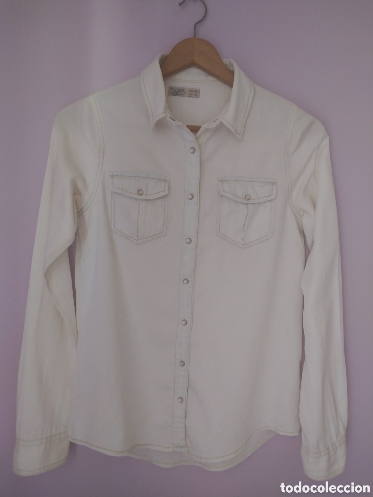 Segunda mano: Camisa blusa vaquera talla s de pullandbear - Foto 9