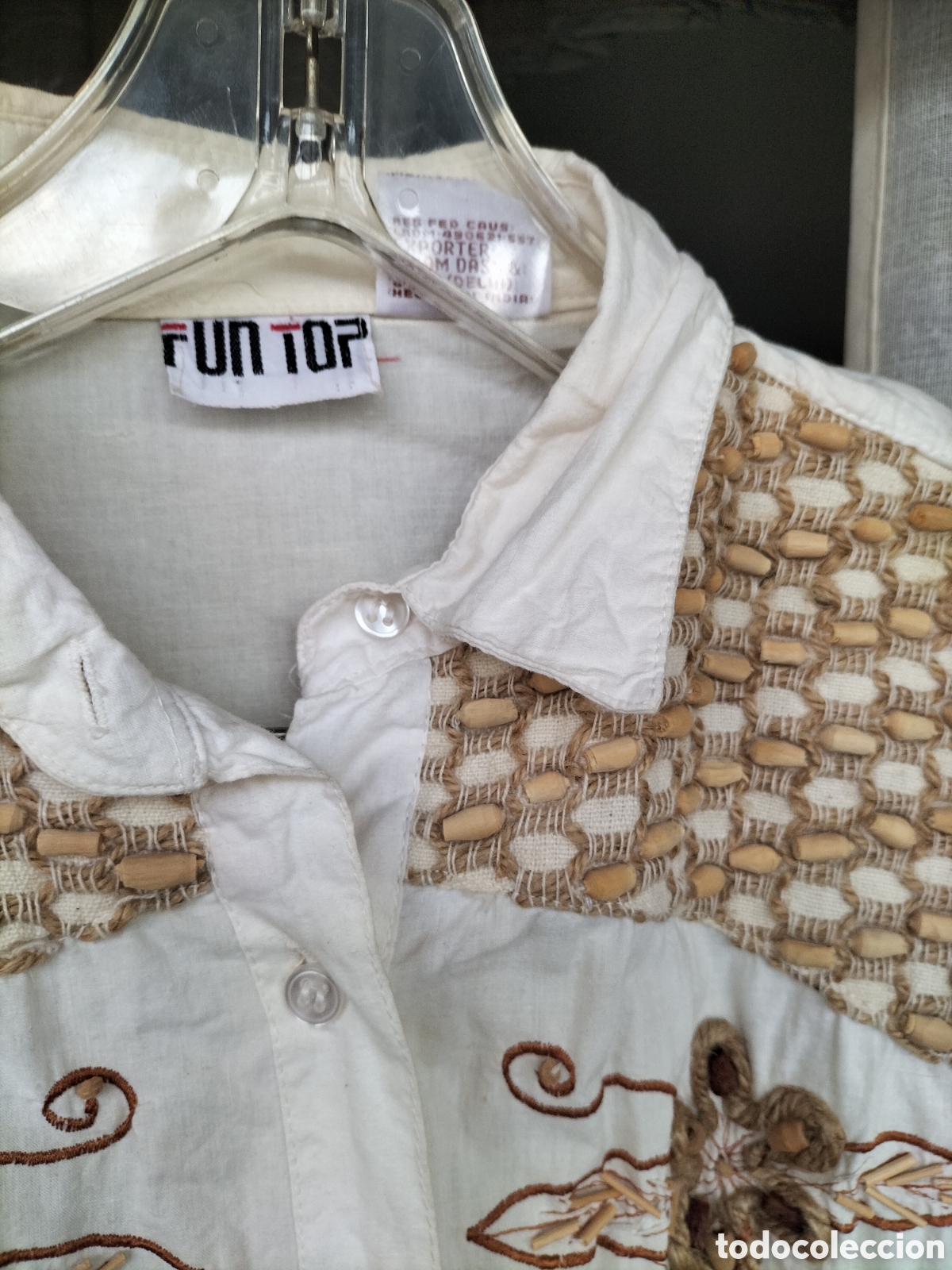 Segunda mano: Blusa original blanca talla 44 - Foto 4