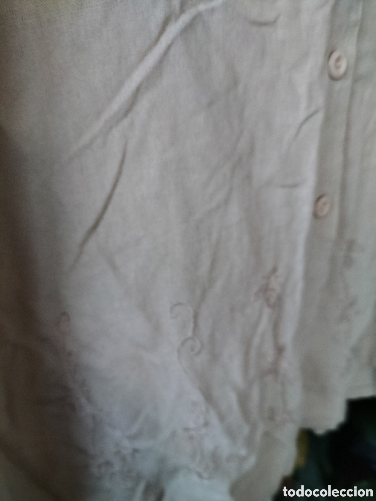 Segunda mano: Blus&oacute;n algod&oacute;n beige talla XL - Foto 2
