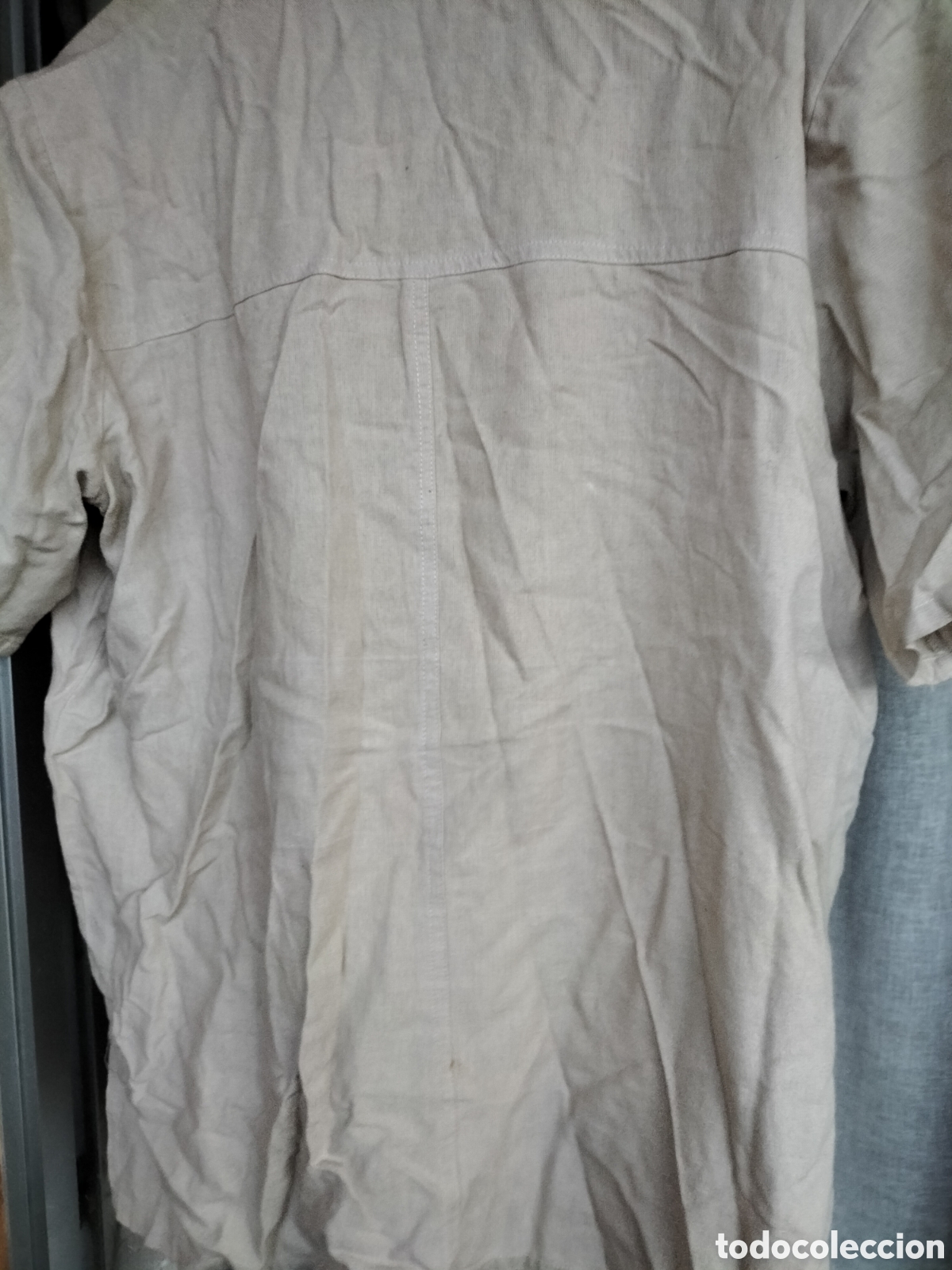 Segunda mano: Blus&oacute;n algod&oacute;n beige talla XL - Foto 4