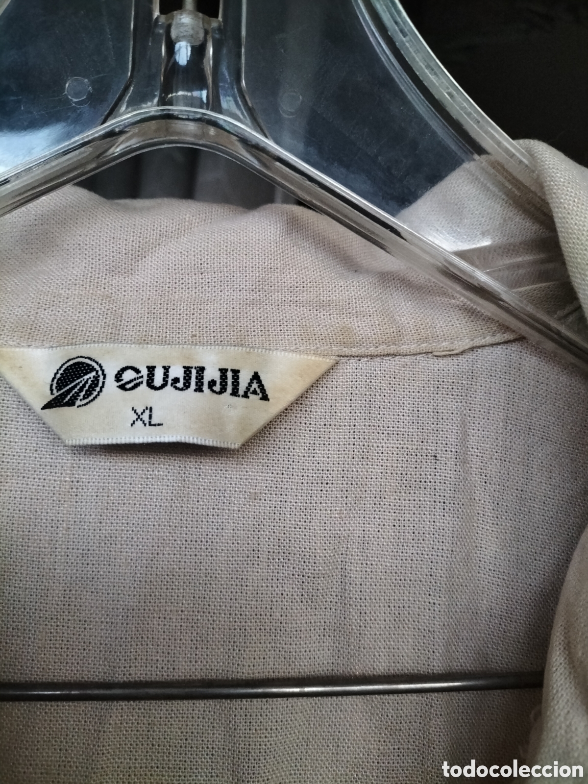 Segunda mano: Blus&oacute;n algod&oacute;n beige talla XL - Foto 7