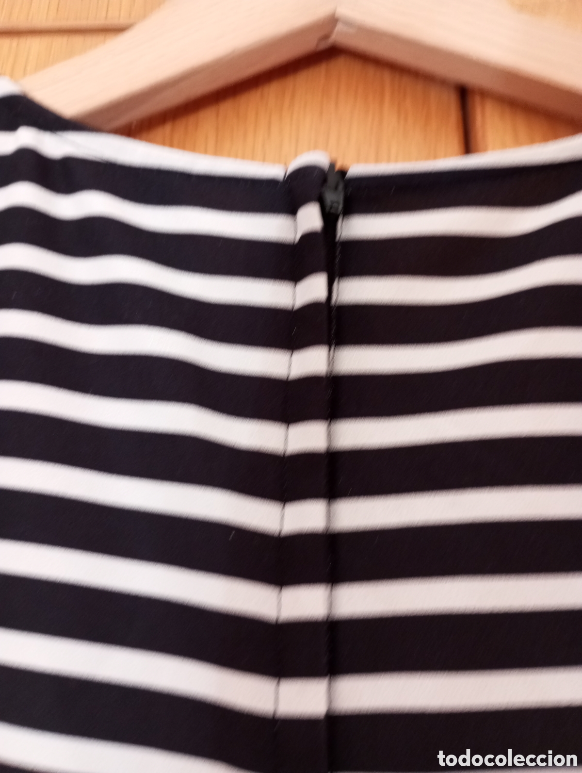 Segunda mano: Vestido de rayas negro blanco - Foto 4
