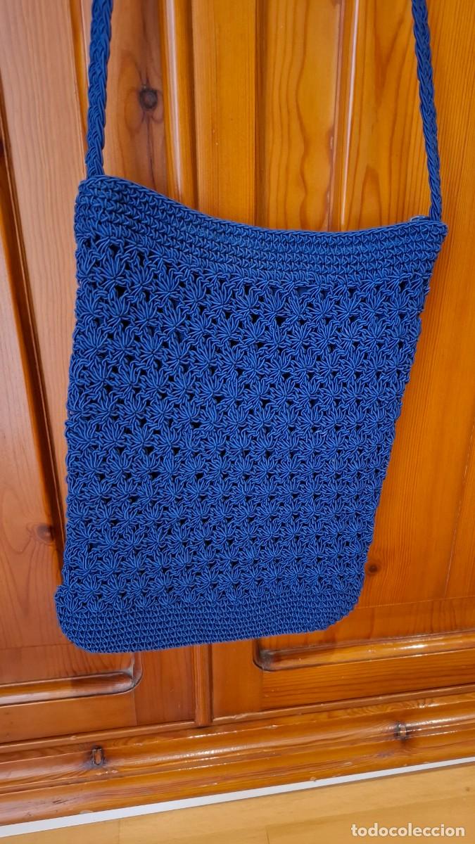 Segunda mano: Bolso ganchillo azul - Foto 1