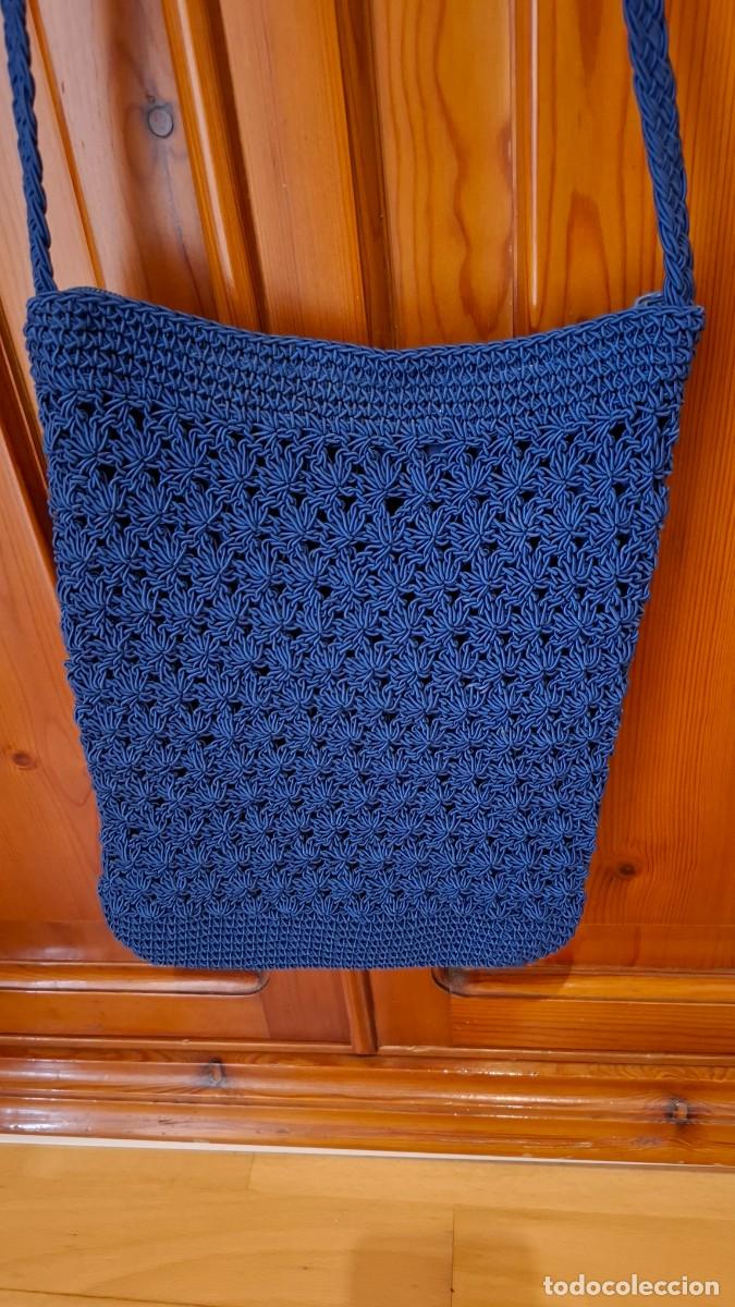 Segunda mano: Bolso ganchillo azul - Foto 2