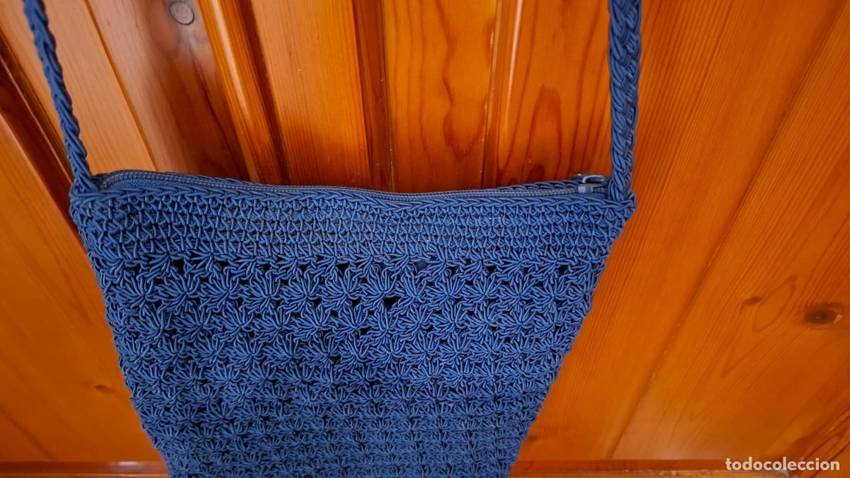 Segunda mano: Bolso ganchillo azul - Foto 3