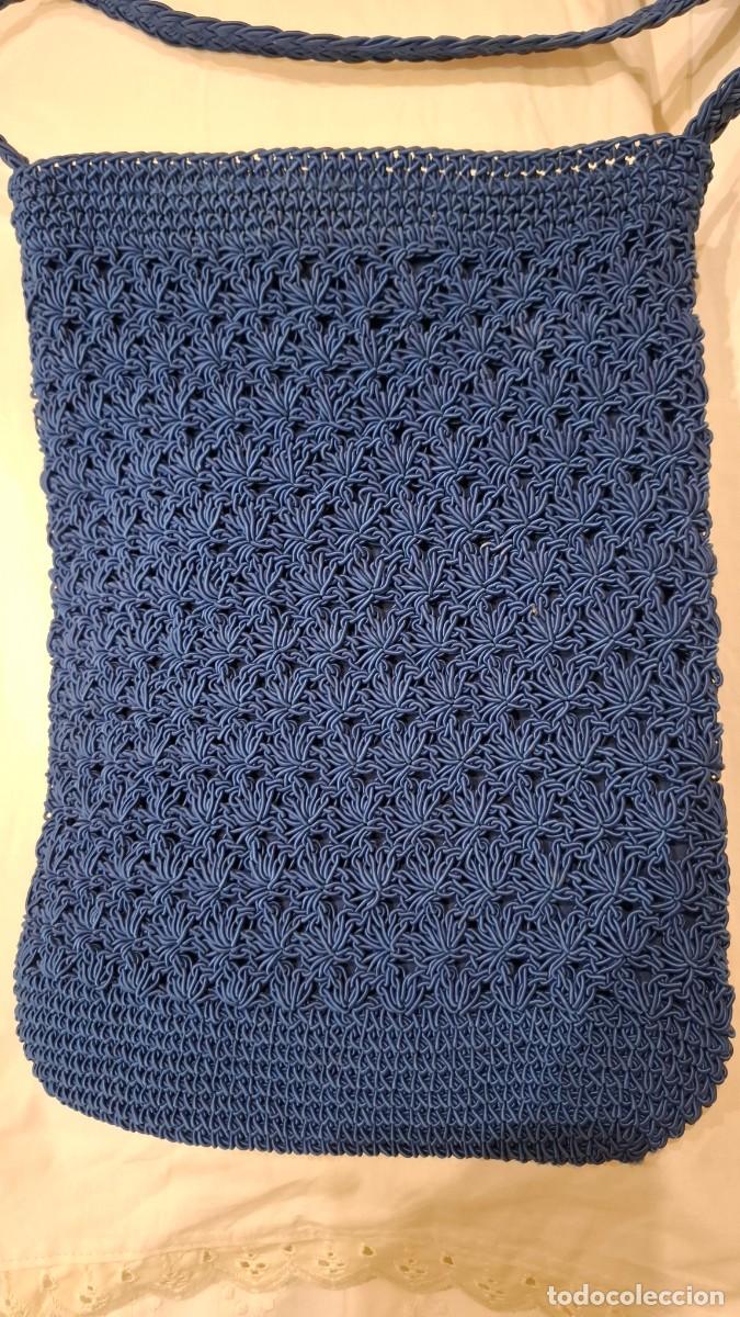 Segunda mano: Bolso ganchillo azul - Foto 4