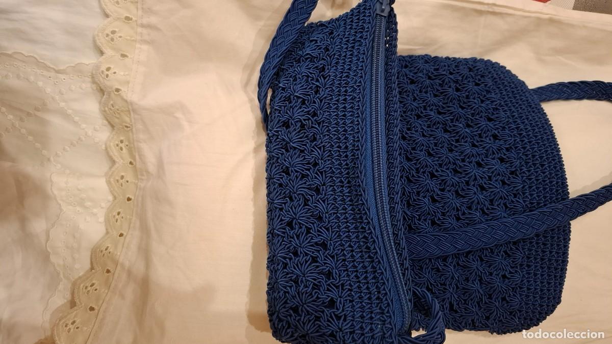 Segunda mano: Bolso ganchillo azul - Foto 5