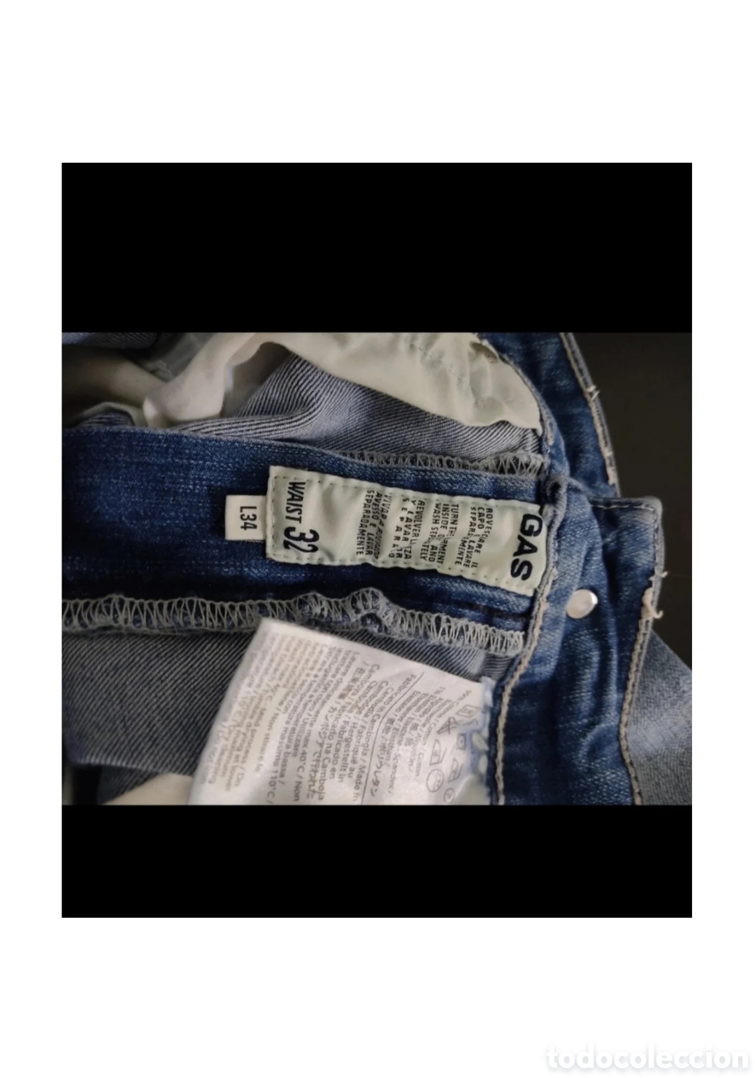 Segunda mano: Vaqueros Rectos para mujer talla S marca GAS - Foto 6
